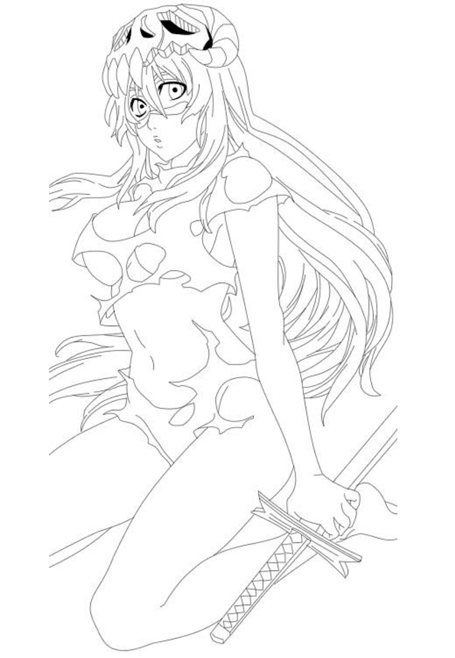 Dibujo de Nelliel Tu Odelschwanck para Colorear