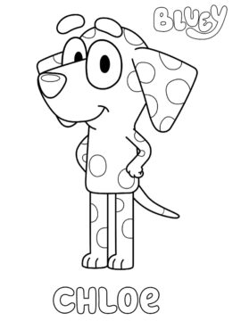 Dibujo de Chloe para Colorear