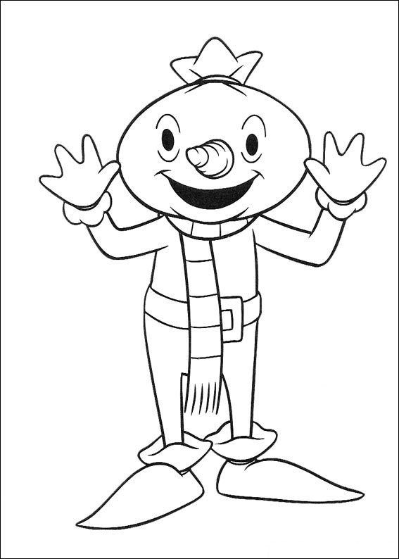 Dibujo de Contento Patata para Colorear