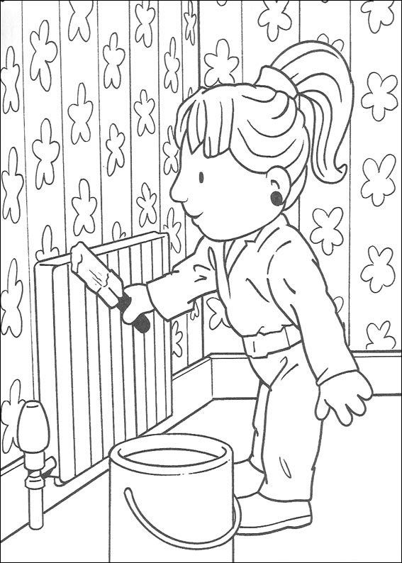 Dibujo de Pintura Wendy para Colorear
