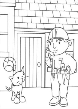 Dibujo de Wendy Llamando para Colorear