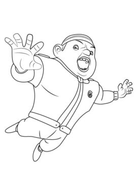 Dibujo de Gopal de Boboiboy para Colorear