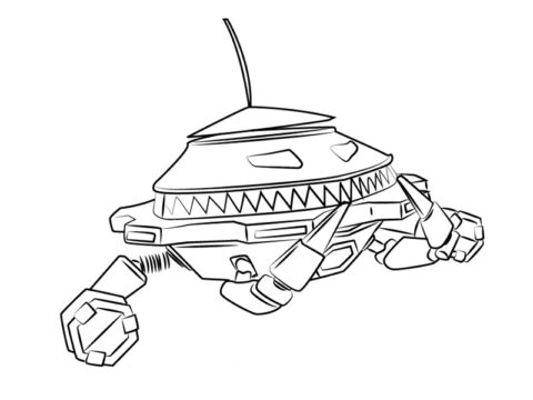 Dibujo de Probe de Boboiboy para Colorear