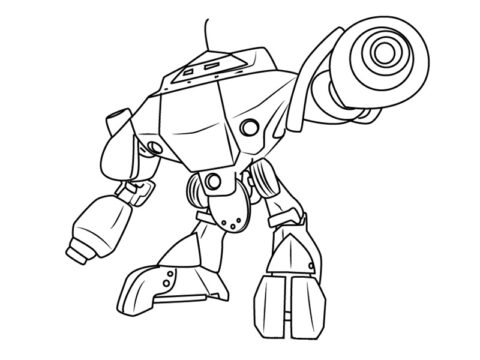 Dibujo de Super Probe para Colorear