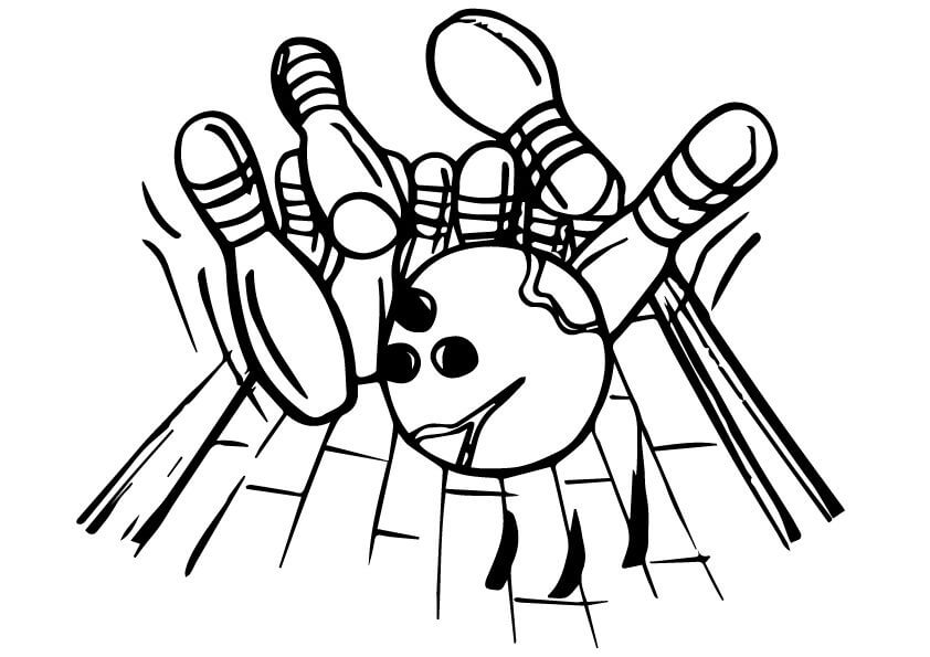 Dibujo de Bolera para Colorear