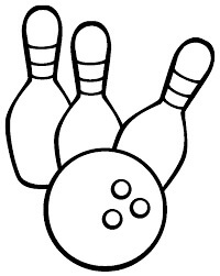 Dibujo de Bolos en Lnea para Colorear