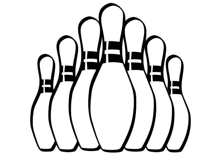 Dibujo de Bolos para Colorear