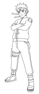 Dibujo de Naruto para Colorear