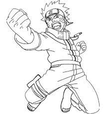 Dibujo de Uzumaki Naruto para Colorear