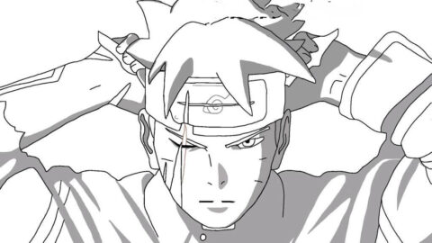 Dibujo de Boruto para Colorear