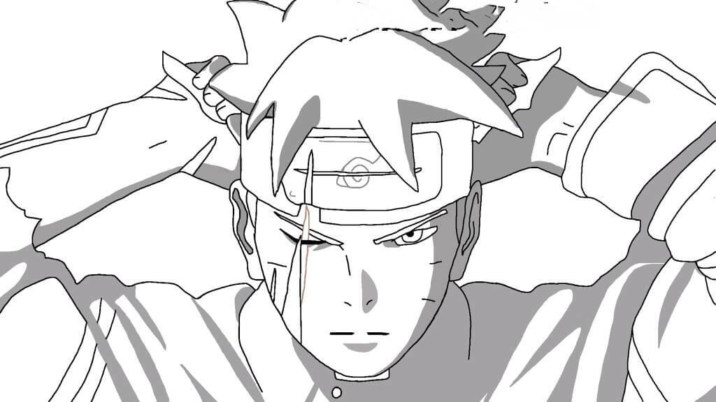 Dibujo de Boruto para Colorear
