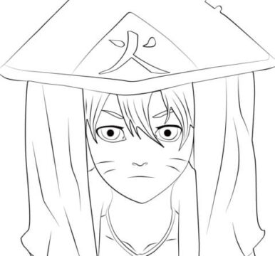 Dibujo de Hokage Boruto para Colorear