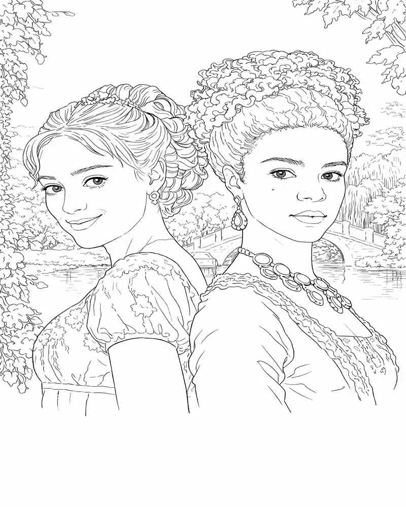 Dibujo de Eloise Penelope Garden páginas para Colorear