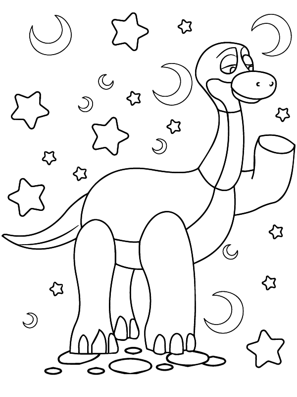 Dibujo de Bron The Friendly Dinosaur Poppy Playtime Edition Coloring Page para Colorear