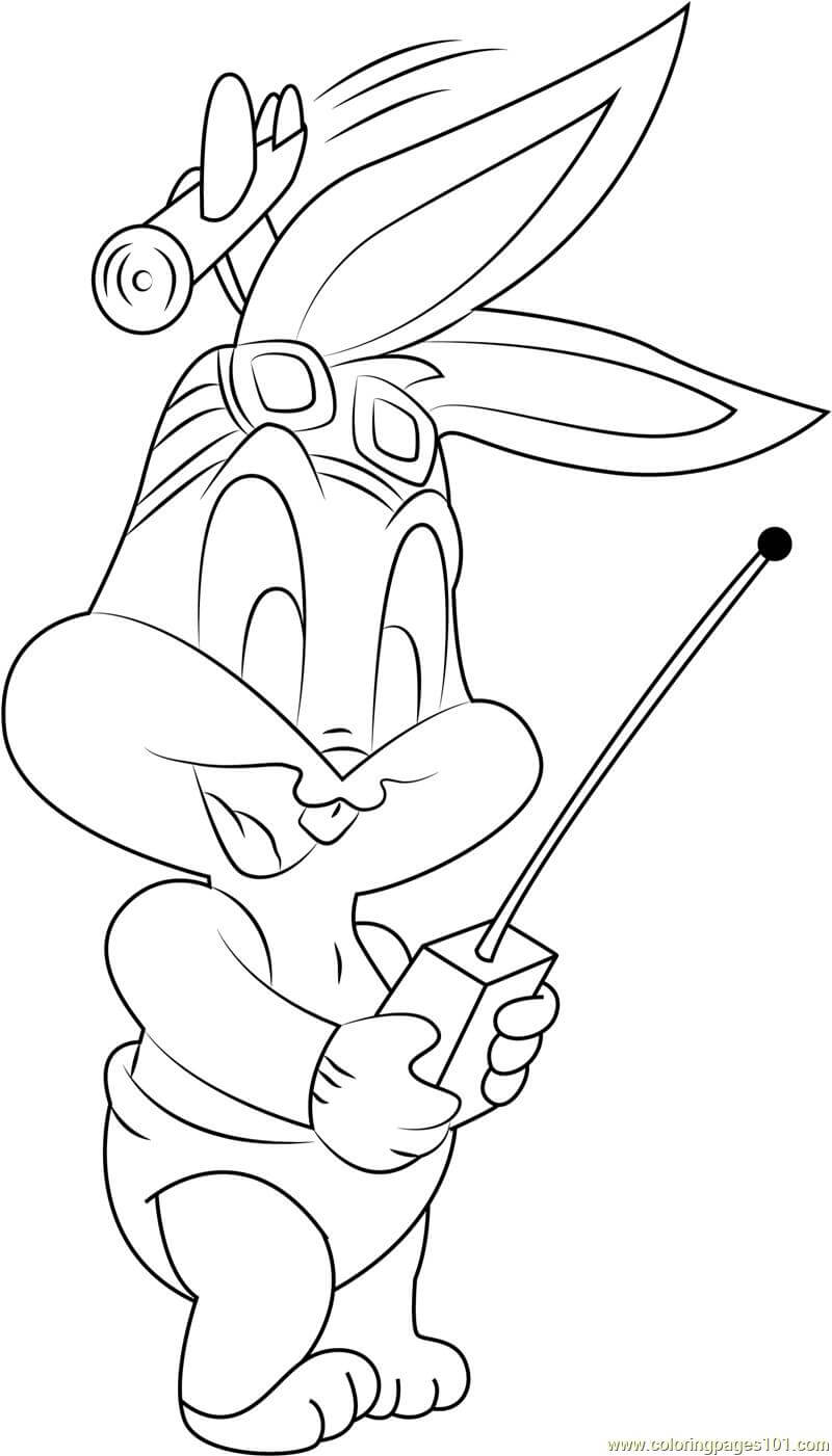 Dibujo de Bugs Bunny Perfecto para Colorear