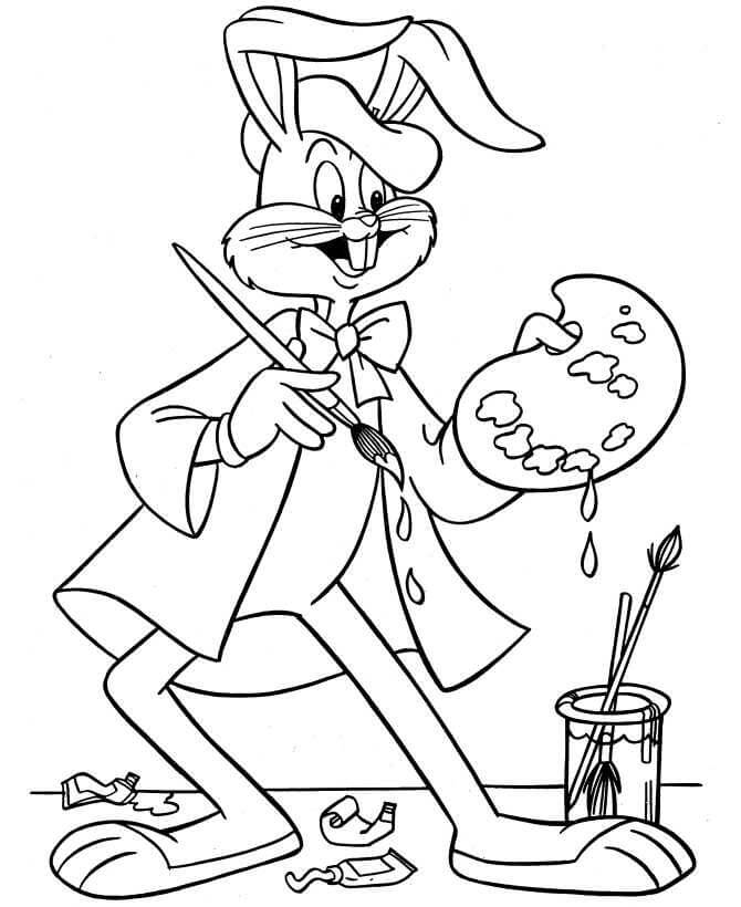 Dibujo de Bugs Bunny para Colorear