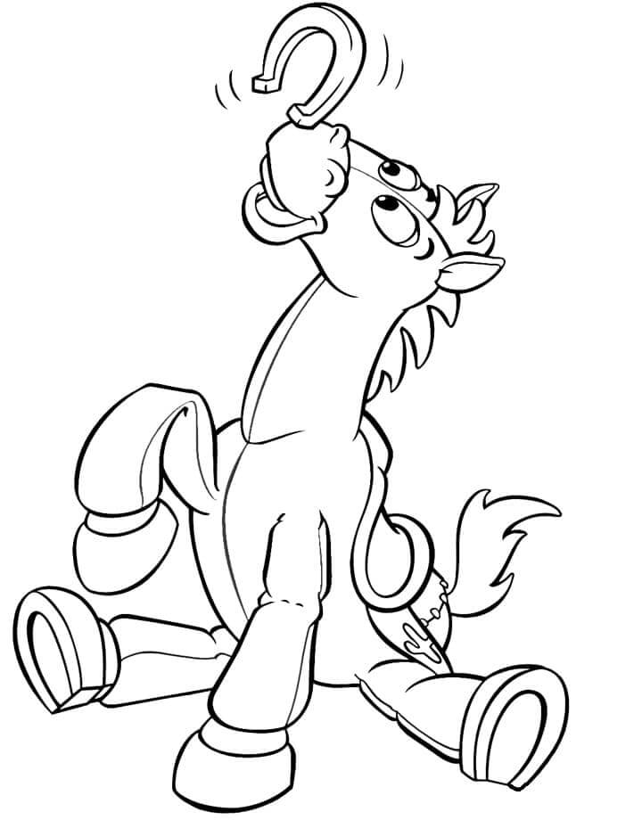 Dibujo de Bullseye Estropeado para Colorear