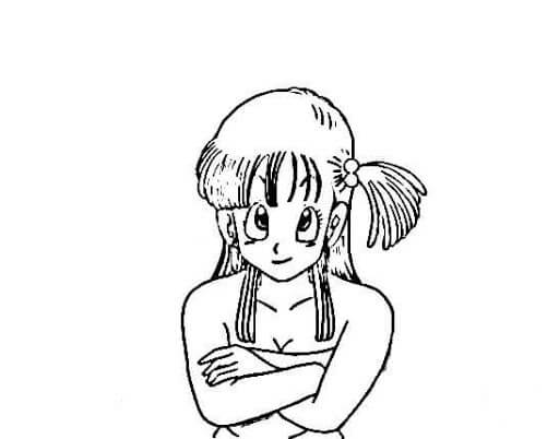 Dibujo de Bulma Hermosa para Colorear
