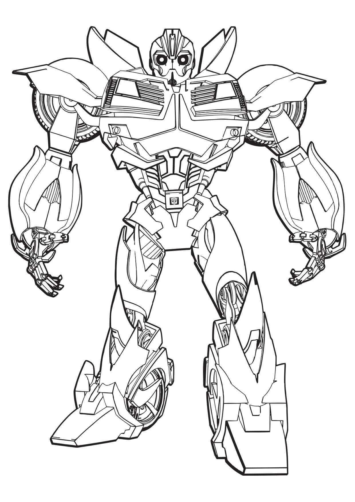 Dibujo de Bumblebee Fresco para Colorear