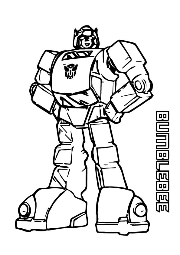 Dibujo de Bumblebee para Colorear