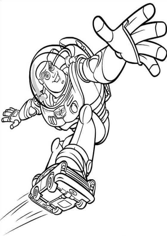 Dibujo de Bueno Buzz Lightyear para Colorear