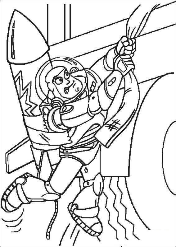 Dibujo de Buzz Lightyear 1 para Colorear