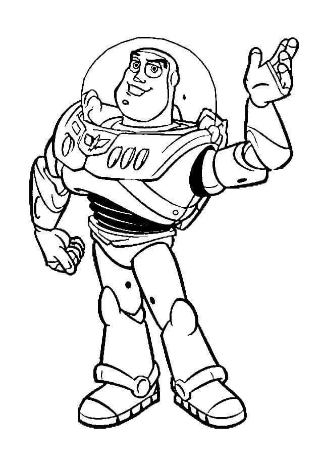 Dibujo de Buzz Lightyear para Colorear