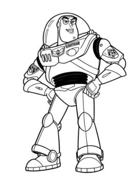 Dibujo de Diversion Buzz Lightyear para Colorear