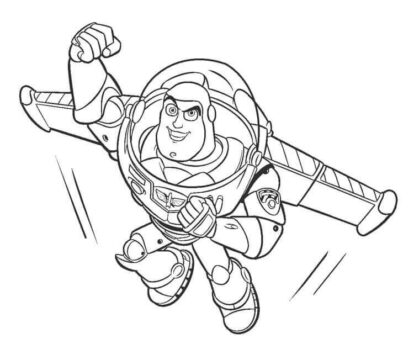 Dibujo de Gran Buzz Lightyear para Colorear