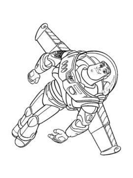 Dibujo de Gran Vuelo de Buzz Lightyear para Colorear