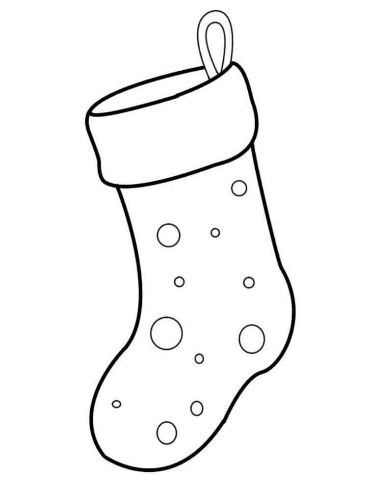 Dibujo de Calcetn Adobrale para Colorear