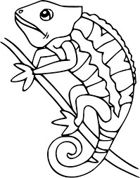 Dibujo de Camalen Pantera para Colorear
