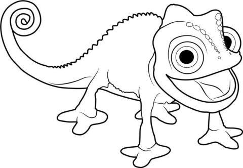 Dibujo de Diversin Camalen 1 para Colorear