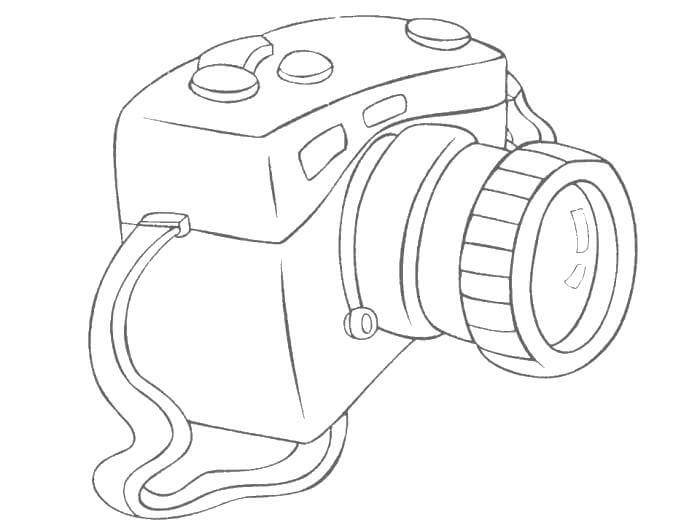 Dibujo de Bonita Cmara para Colorear