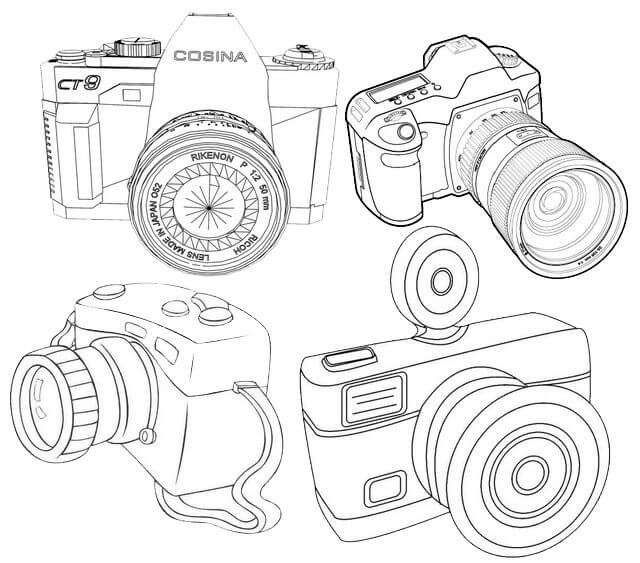 Dibujo de Cuatro Cmaras para Colorear
