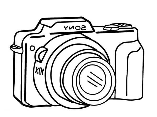 Dibujo de Cmara Asombrosa para Colorear