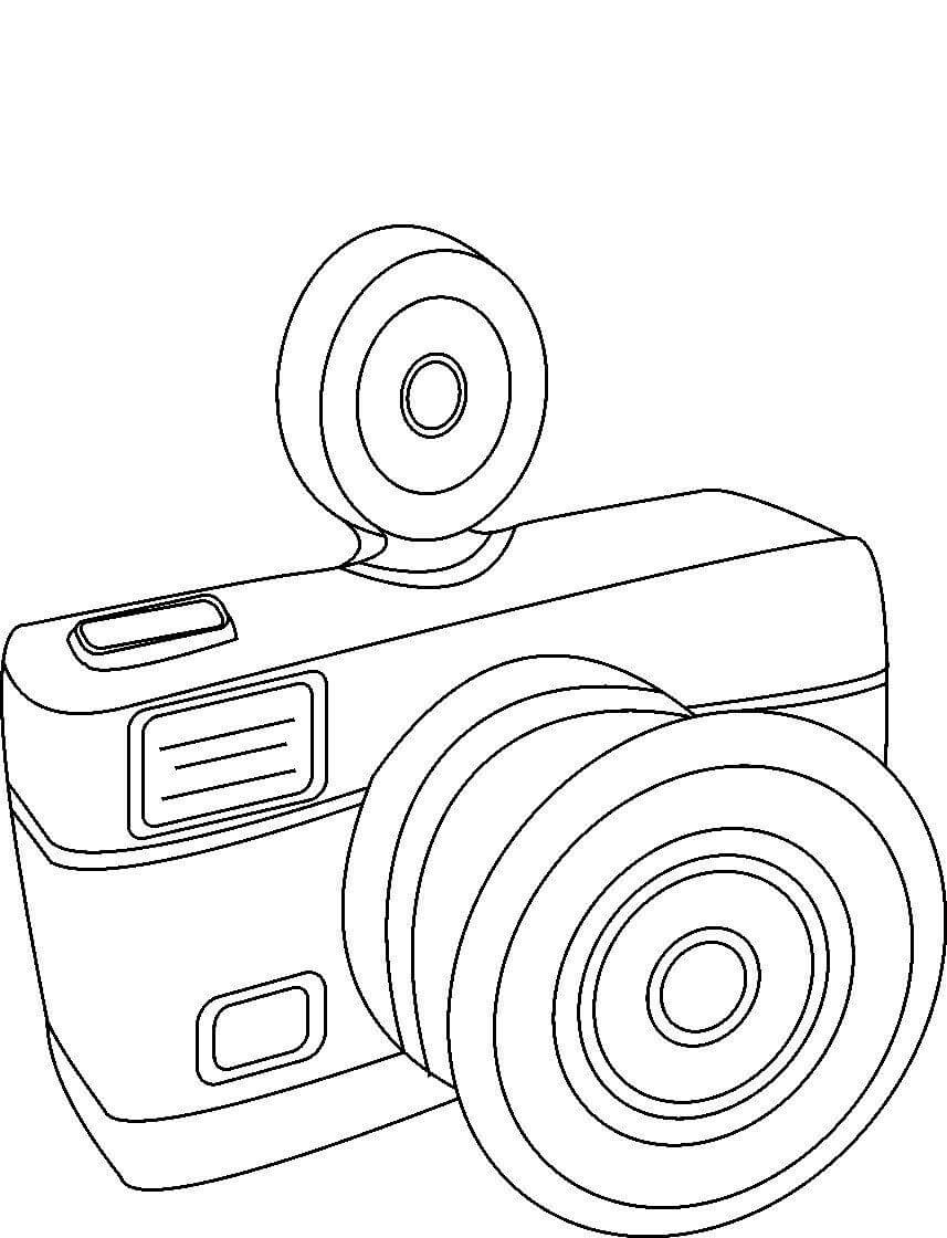 Dibujo de Cmara Impresionante para Colorear