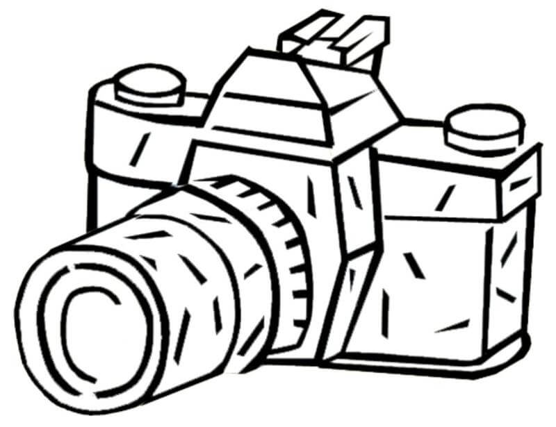 Dibujo de Cmara de Dibujo para Colorear