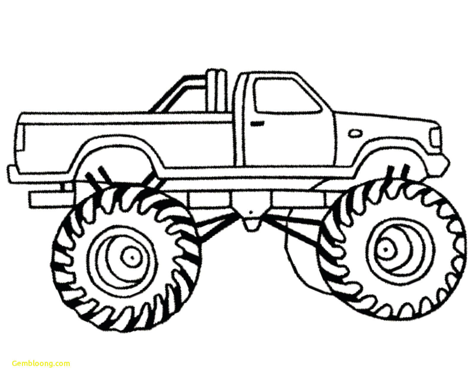 Dibujo de Camioneta Fabulosa para Colorear