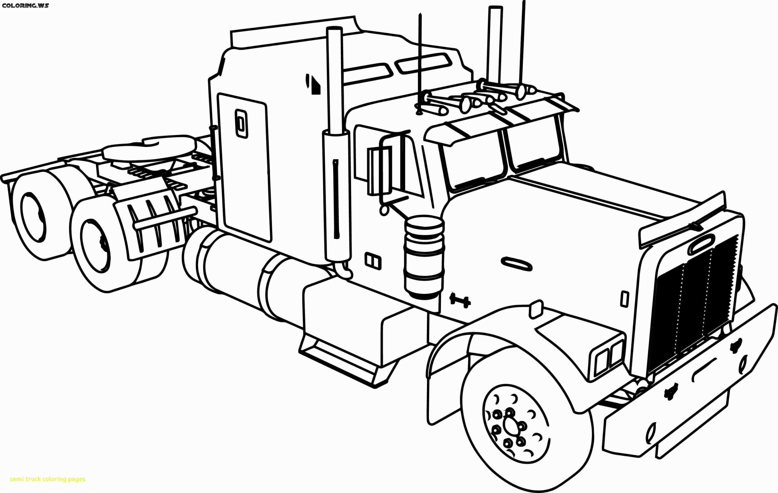 Dibujo de Gran camión para Colorear