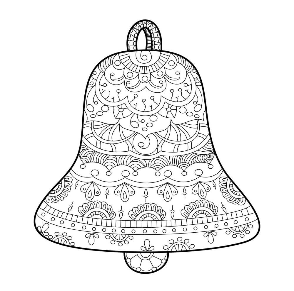 Dibujo de Bell Es para Adultos para Colorear