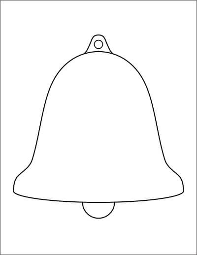 Dibujo de Campana Fcil para Colorear