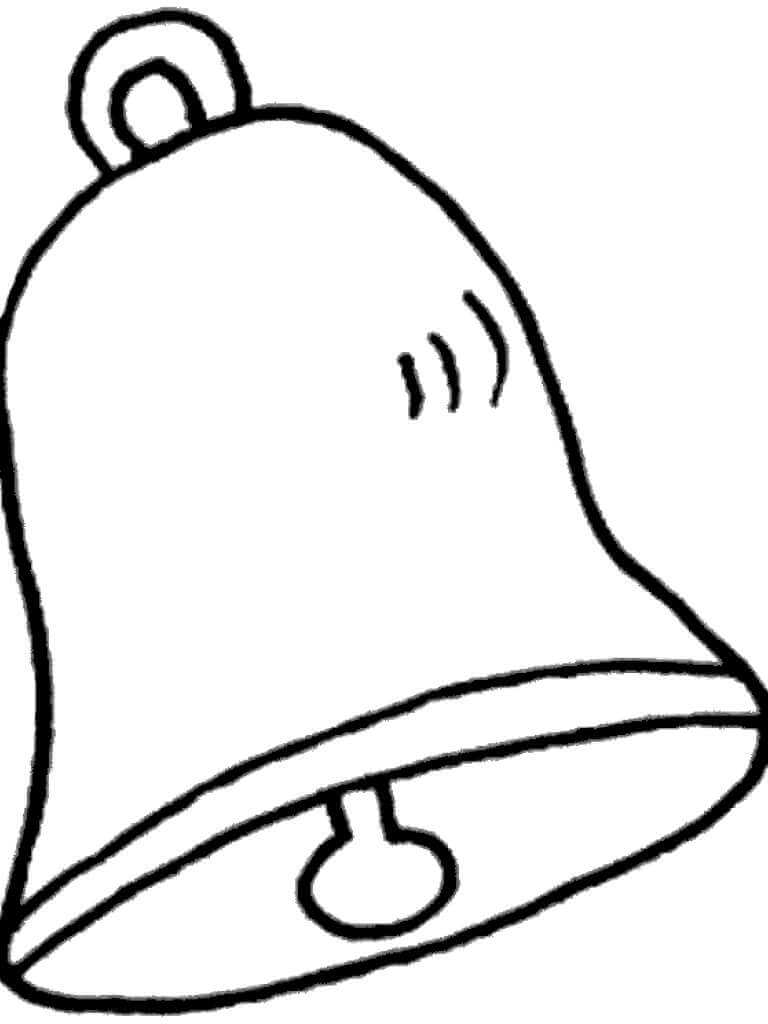 Dibujo de Campana Impresionante para Colorear