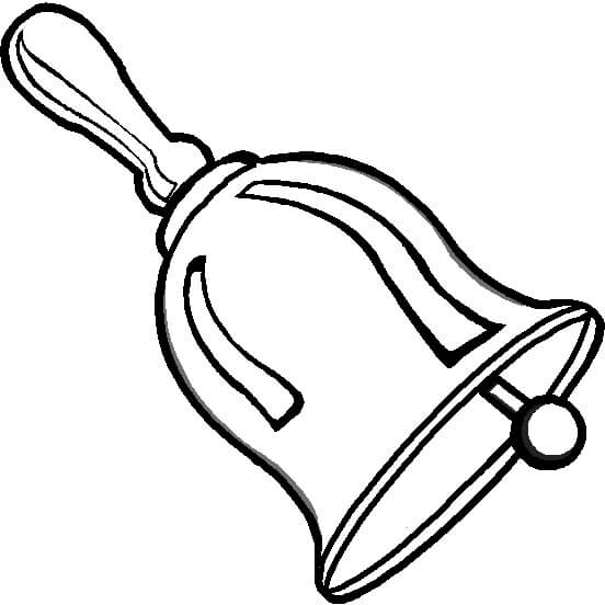 Dibujo de Campana Simple para Colorear