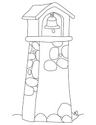 Dibujo de Campanario para Colorear