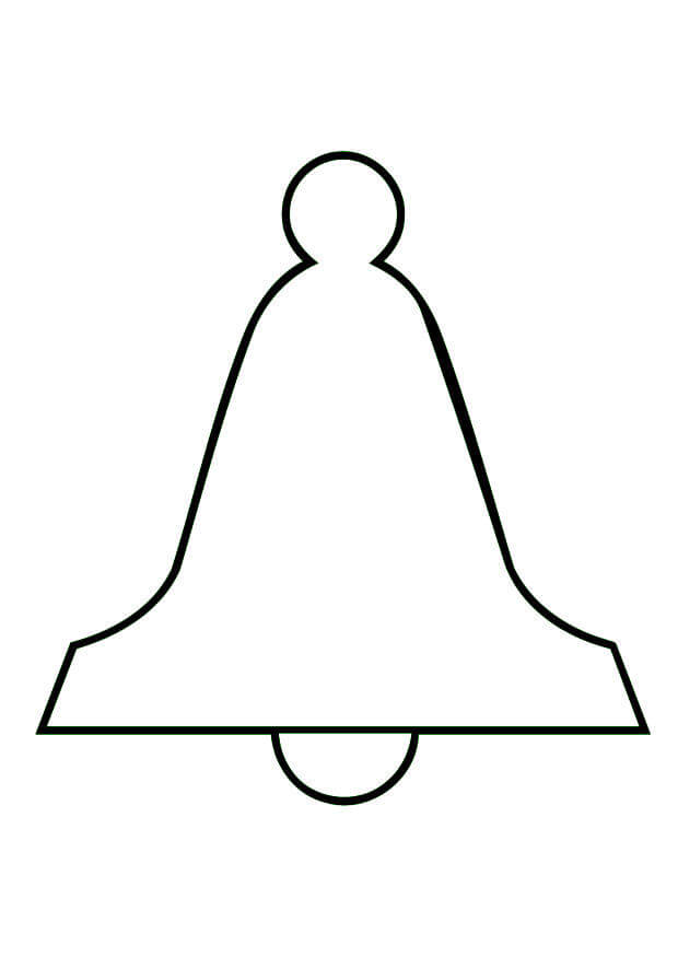 Dibujo de Contorno de Campana para Colorear