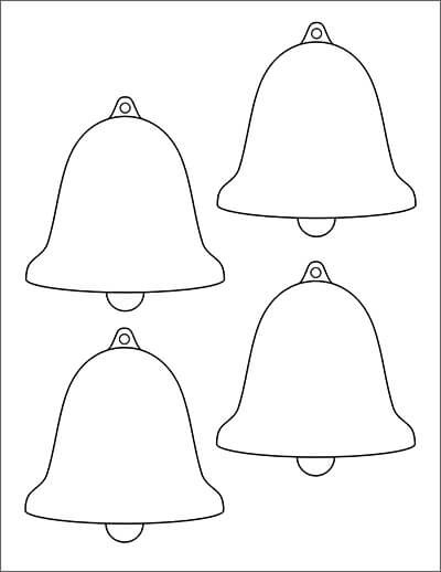 Dibujo de Cuatro Campana Fcil para Colorear