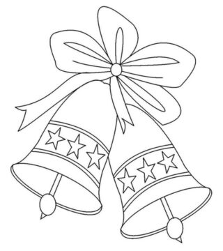 Dibujo de Dos Campana para Colorear