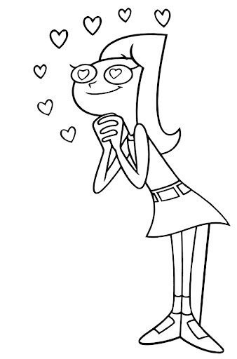 Dibujo de Buena Candace para Colorear
