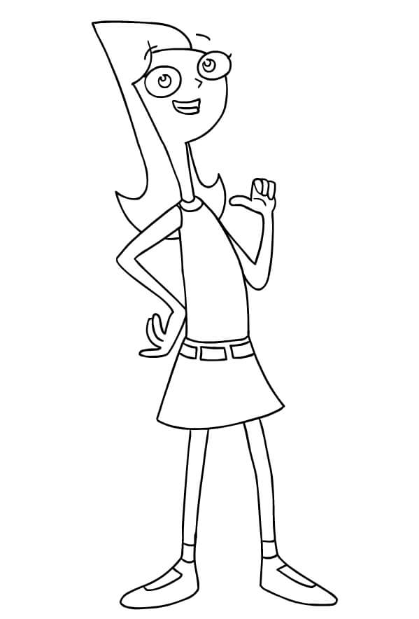Dibujo de Impresionante Candace para Colorear